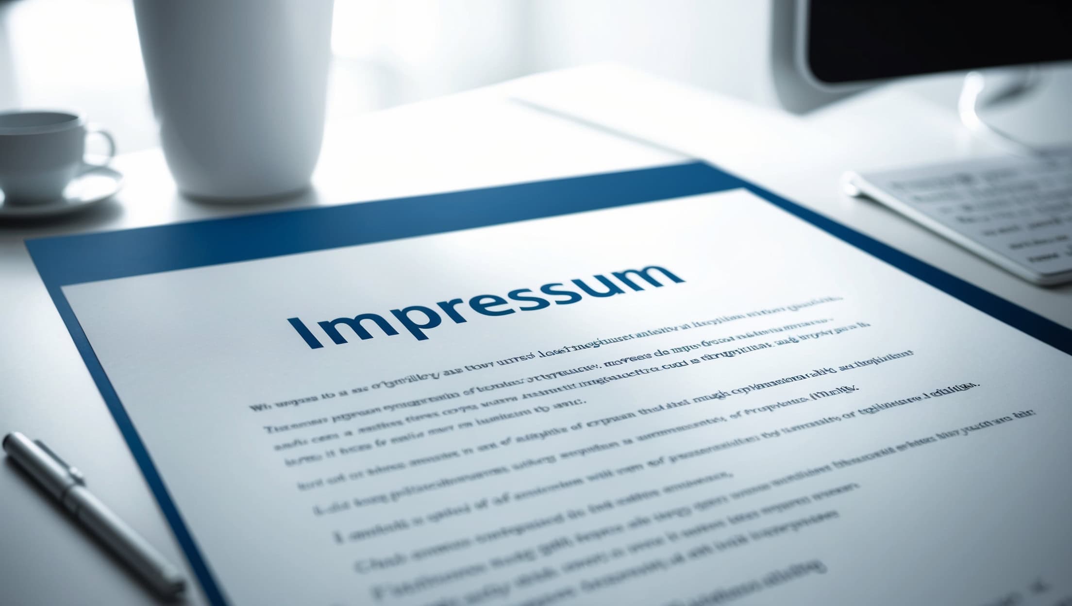 Die Bedeutung des Impressums auf web.de: Rechtliche Grundlagen und praktische Tipps für Webseitenbetreiber